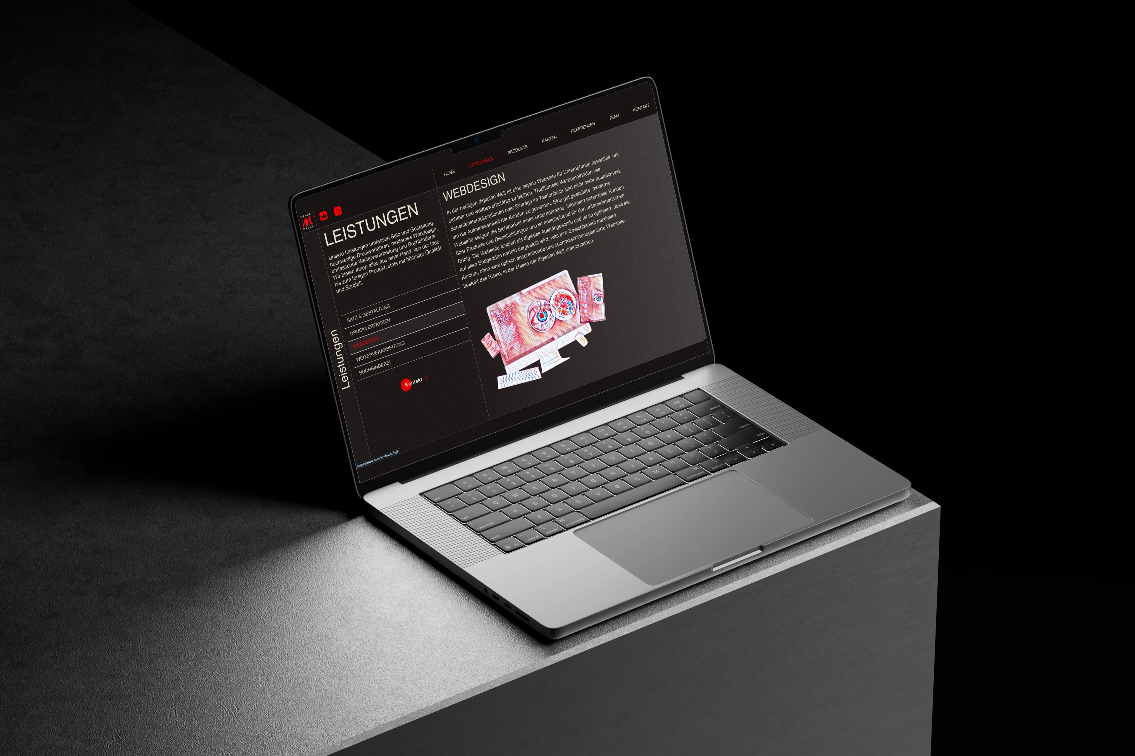 Mende Druck – Leistungen Übersicht